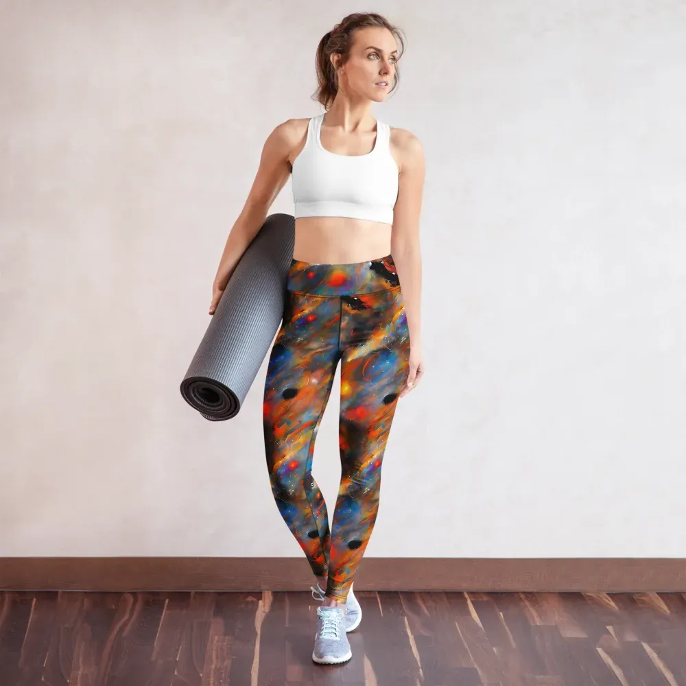 Ethereal Eclat on Yoga Leggings — Front