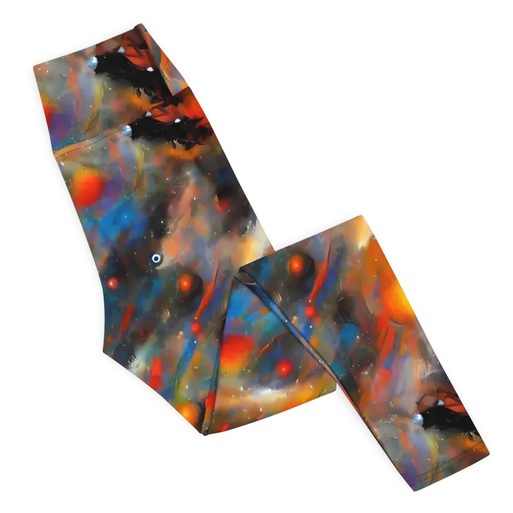 Ethereal Eclat on Yoga Leggings — Right