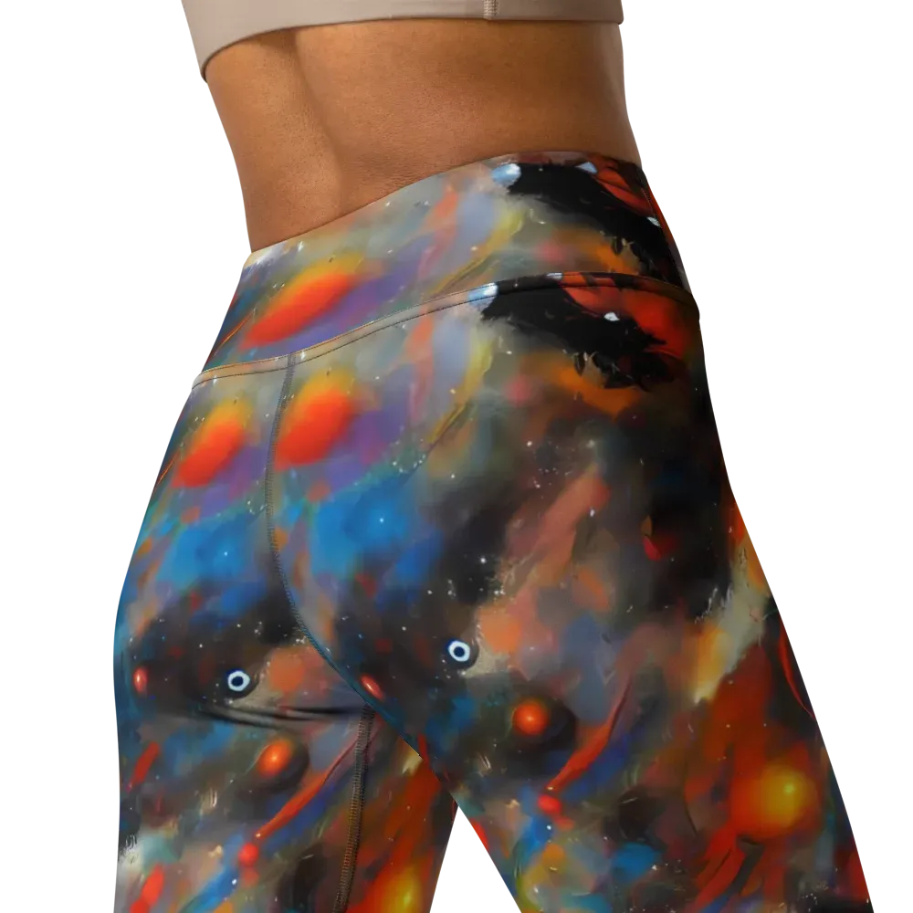 Ethereal Eclat on Yoga Leggings — Back