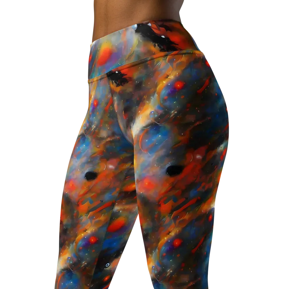 Ethereal Eclat on Yoga Leggings — Left Front