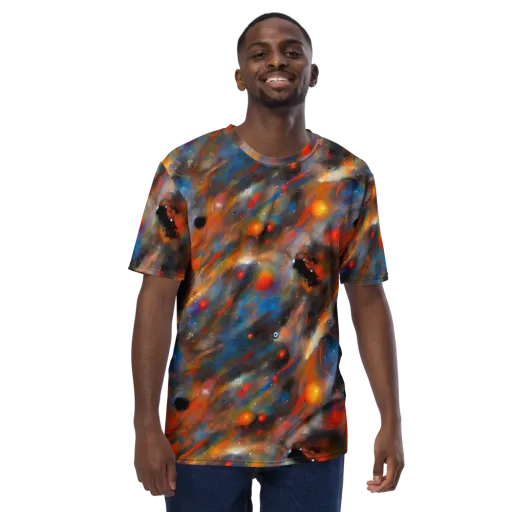 Ethereal Eclat on a Men's Crew Neck T-Shirt