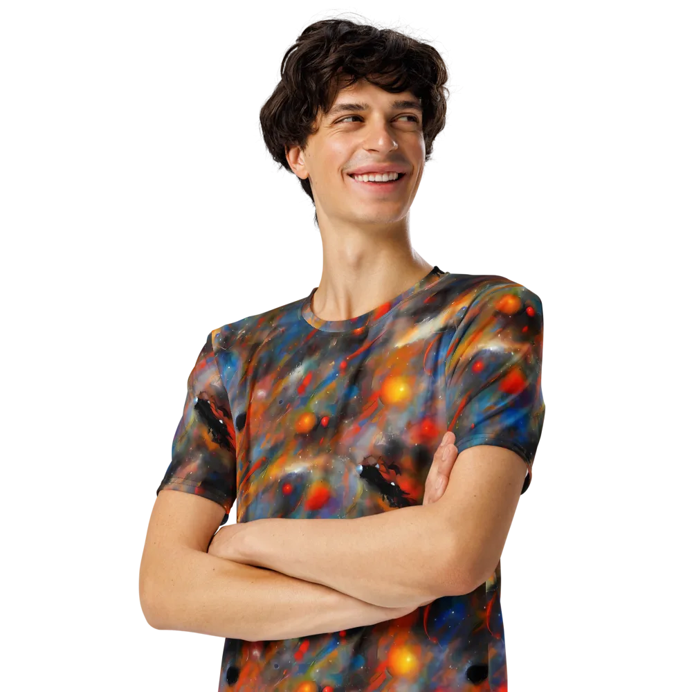 Ethereal Eclat on Men's Crew Neck T-Shirt — Left Front