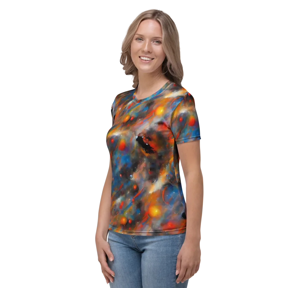 Ethereal Eclat on Women's Crew Neck T-Shirt — Left