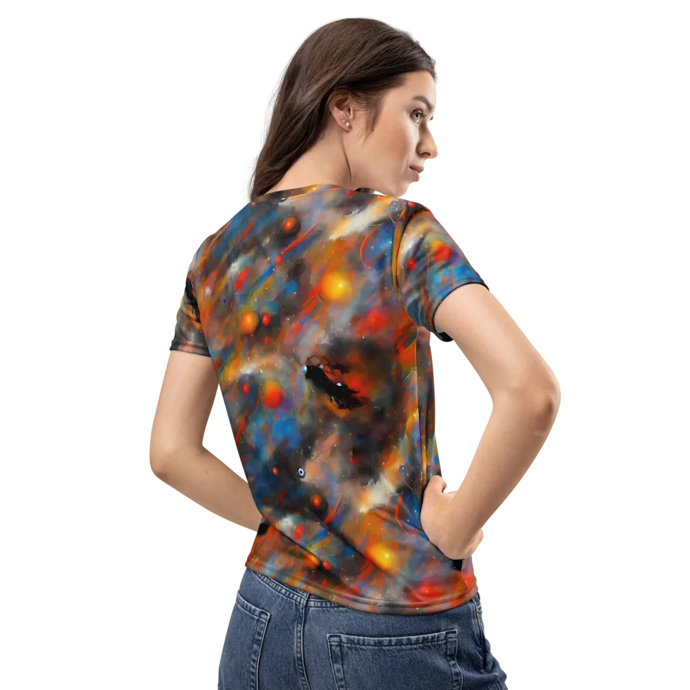 Ethereal Eclat on Women's Crew Neck T-Shirt — Back