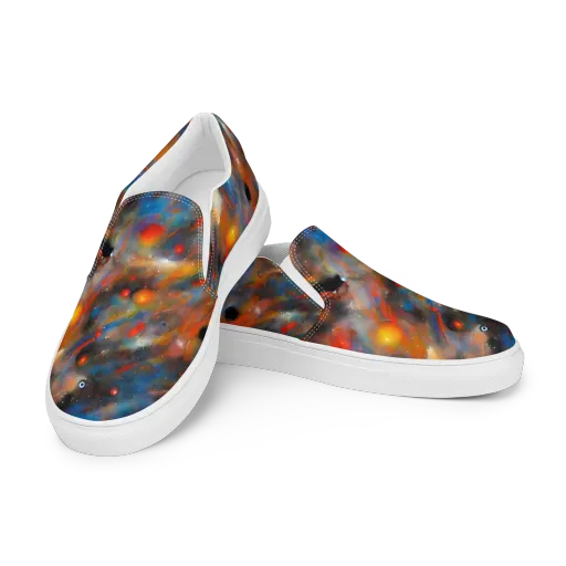 Ethereal Eclat on a Men's Slip-On Canvas Shoes
