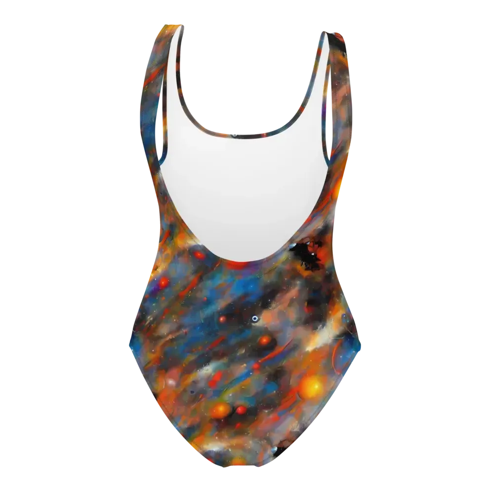 Ethereal Eclat on One-Piece Swimsuit — Back