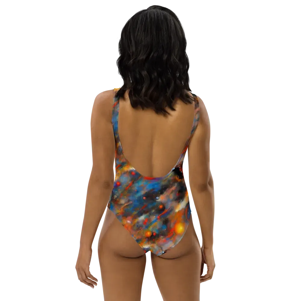 Ethereal Eclat on One-Piece Swimsuit — Back
