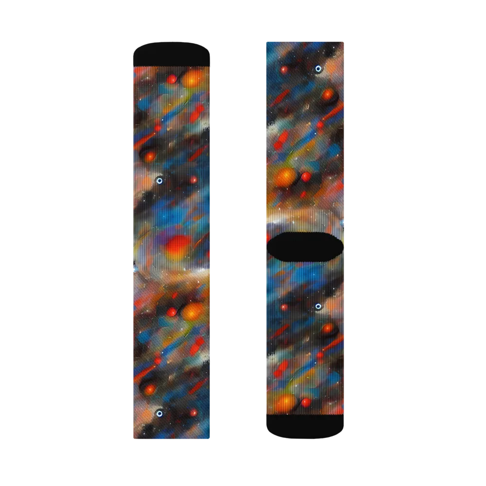 Ethereal Eclat on Socks — Right Sock