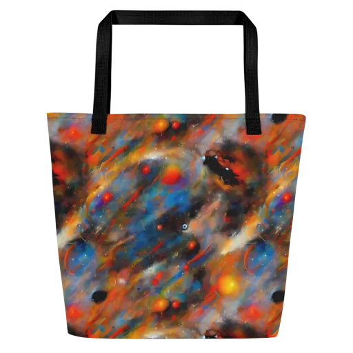Ethereal Eclat on a Large Tote Bag W/ Pocket