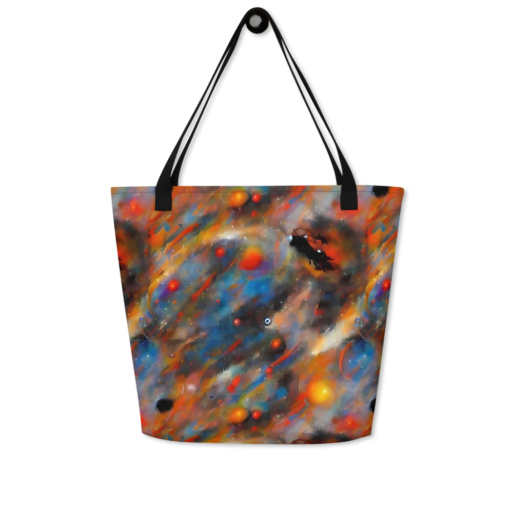 Ethereal Eclat on Large Tote Bag W/ Pocket — Front