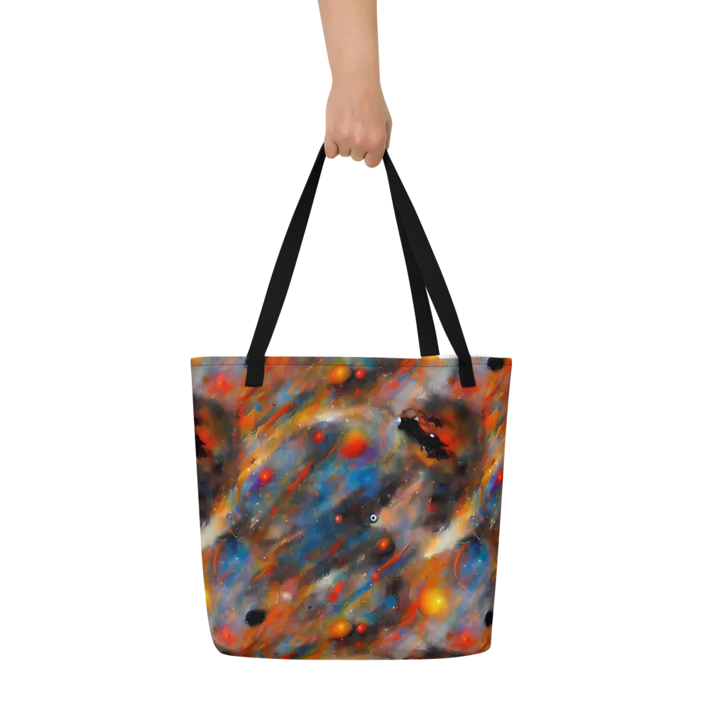 Ethereal Eclat on Large Tote Bag W/ Pocket — Front