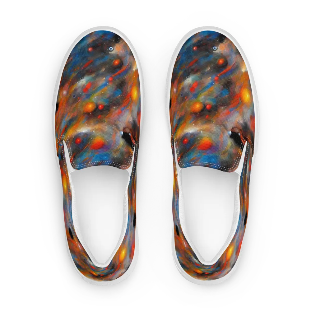 Ethereal Eclat on Women's Slip-On Canvas Shoes — Front