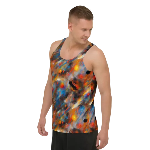 Ethereal Eclat on a Men's Tank Top