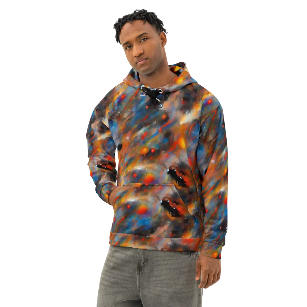 Ethereal Eclat on Cotton Hoodie — Left Front
