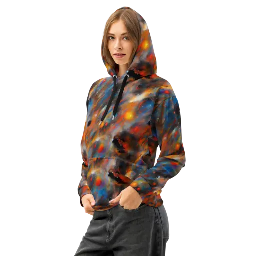 Ethereal Eclat on a Cotton Hoodie