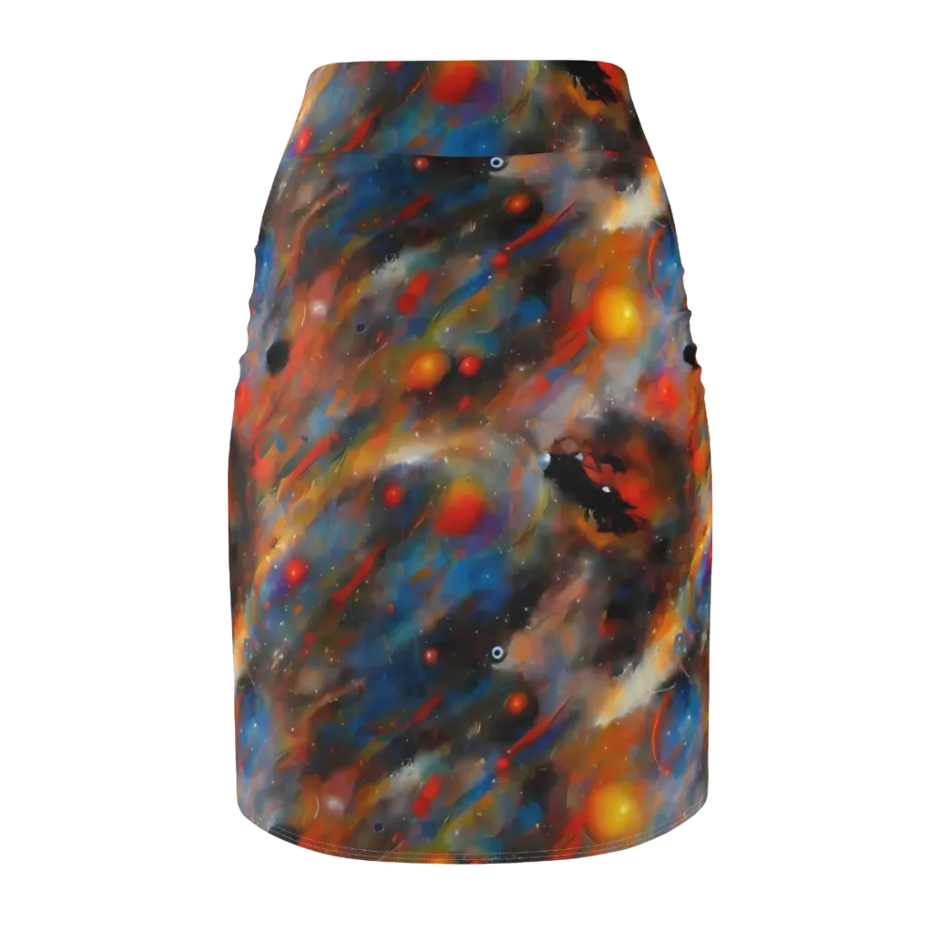 Ethereal Eclat on Pencil Skirt — Back