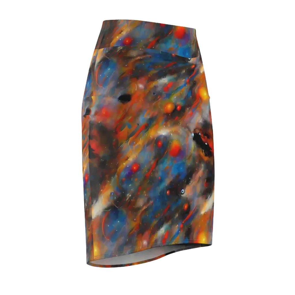 Ethereal Eclat on Pencil Skirt — Front Side