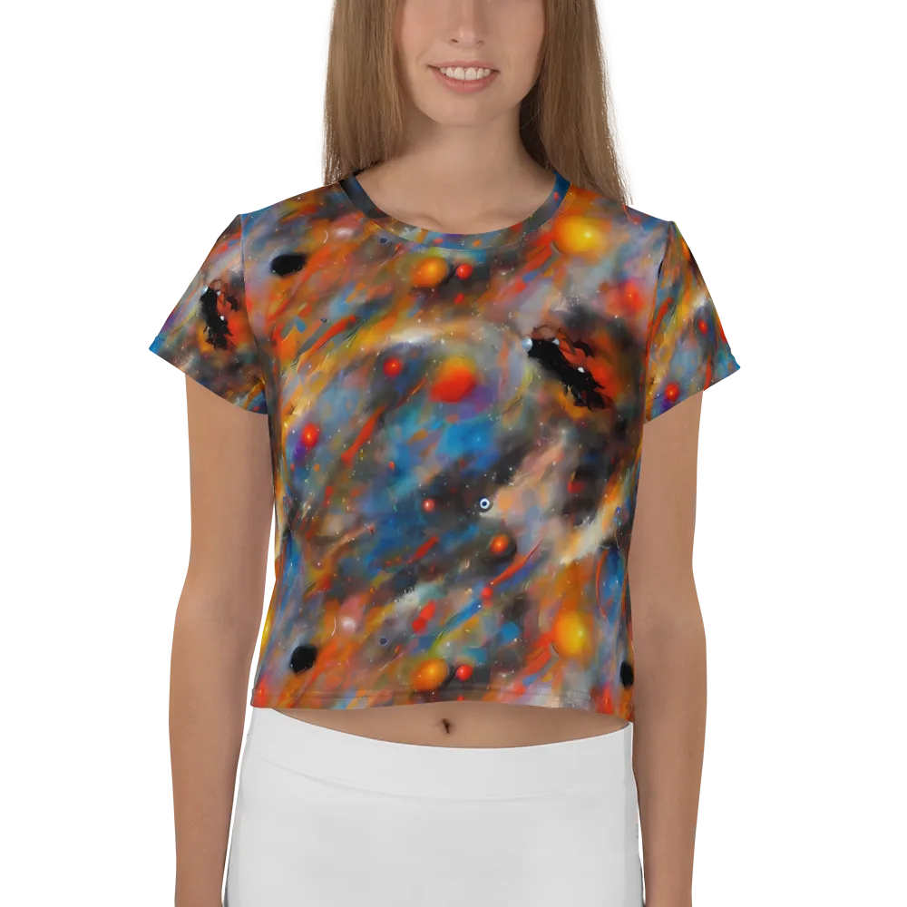 Ethereal Eclat on Crop Tee — Front