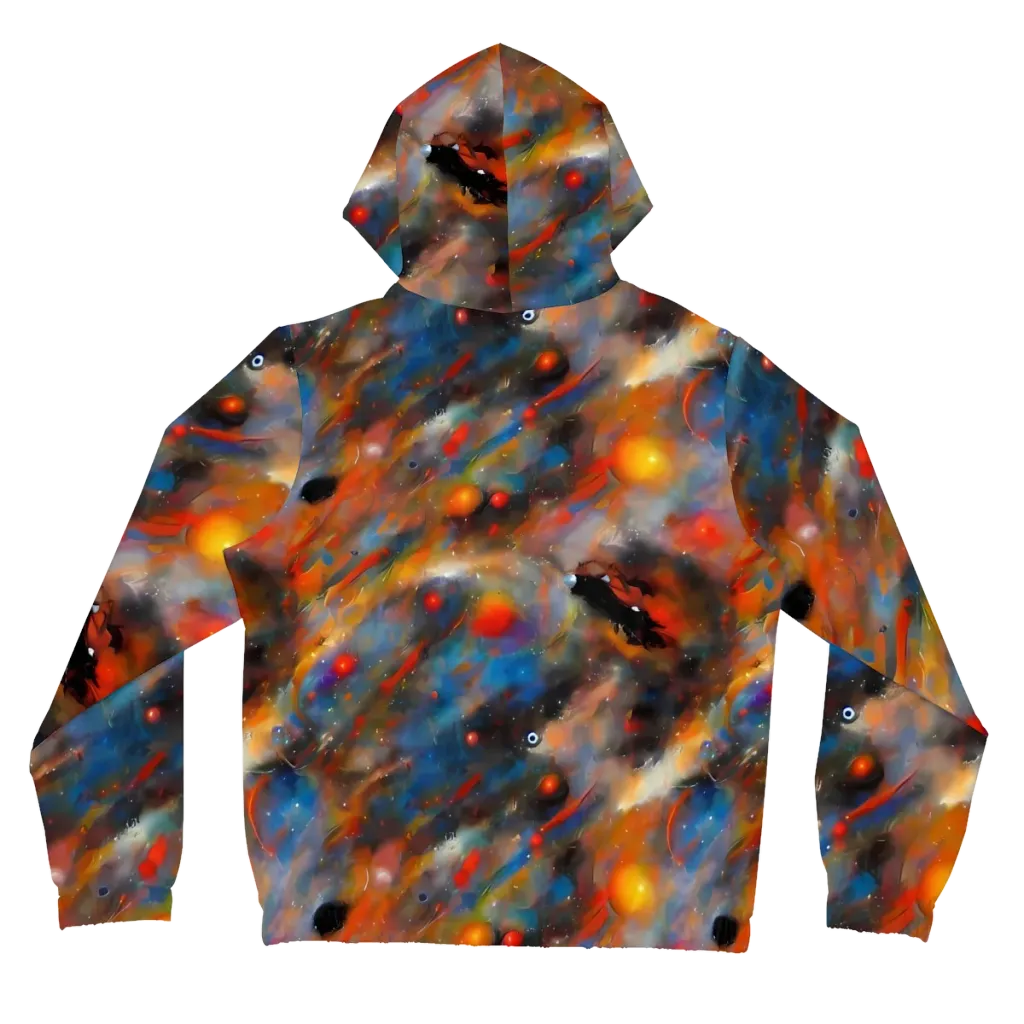 Ethereal Eclat on Women's Full-Zip Hoodie — Back