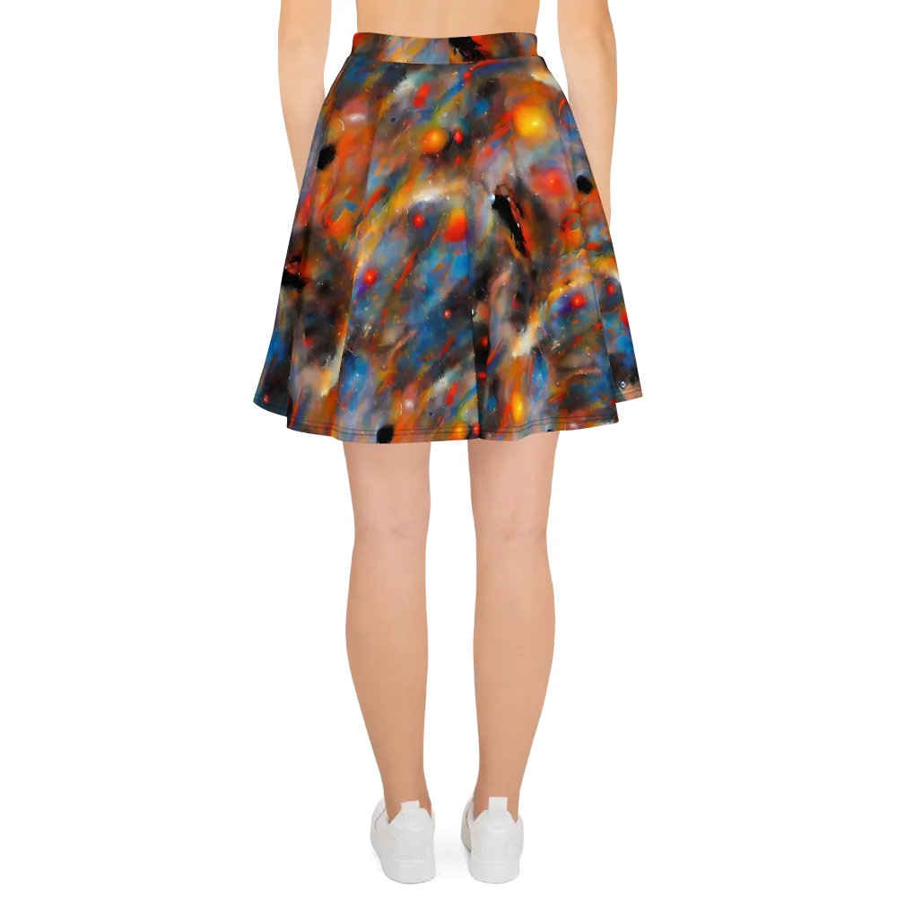 Ethereal Eclat on Skater Skirt — Back