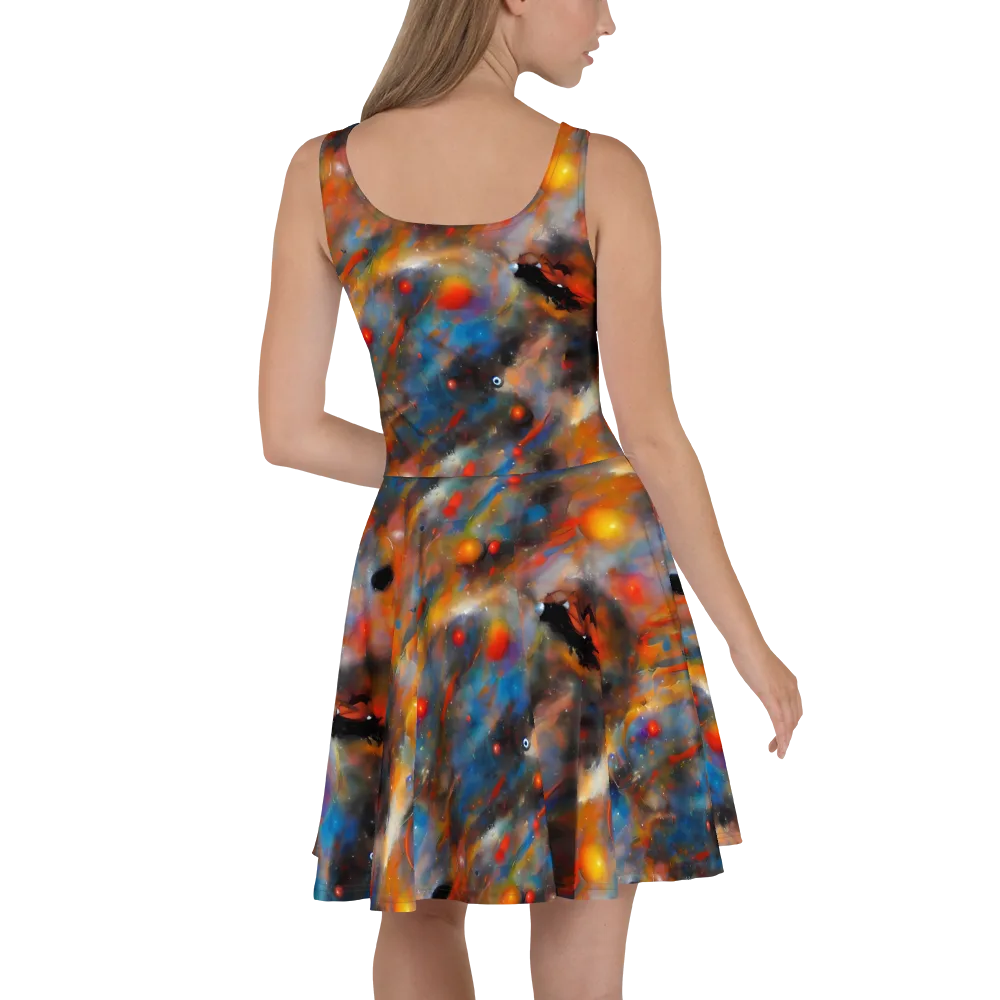 Ethereal Eclat on Skater Dress — Back