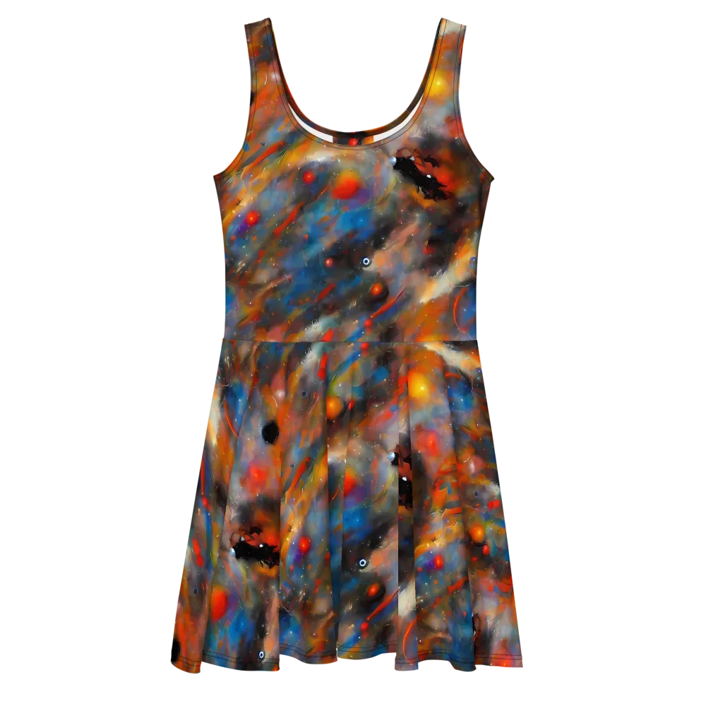 Ethereal Eclat on Skater Dress — Front