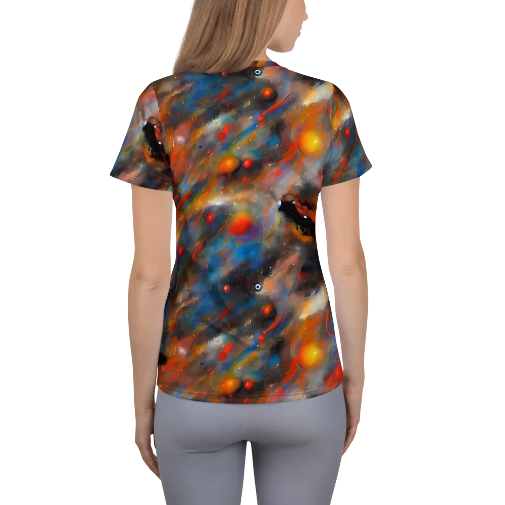 Ethereal Eclat on Women's Athletic T-Shirt — Back