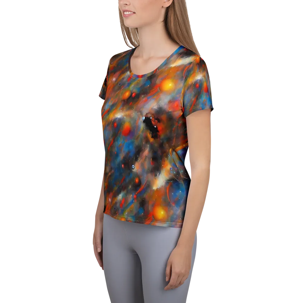 Ethereal Eclat on Women's Athletic T-Shirt — Left