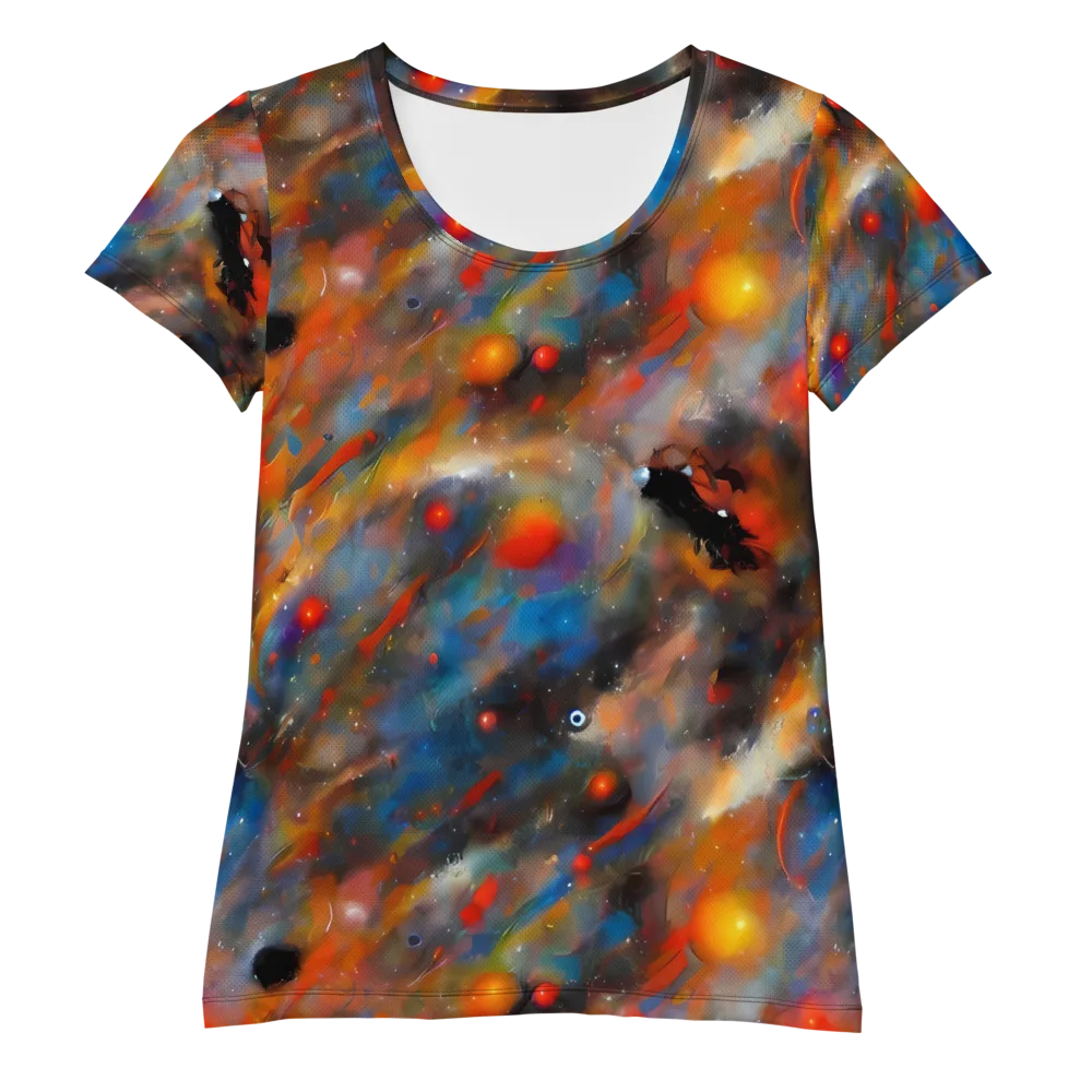 Ethereal Eclat on Women's Athletic T-Shirt — Front