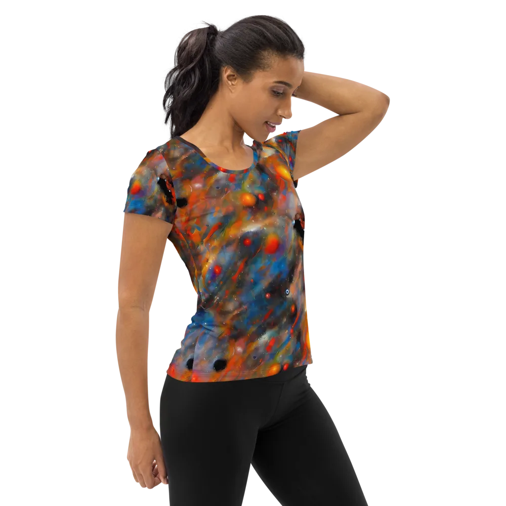 Ethereal Eclat on Women's Athletic T-Shirt — Right