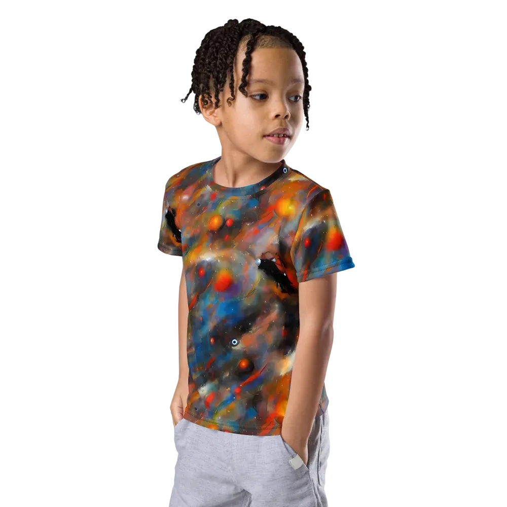 Ethereal Eclat on Kids Crew Neck T-Shirt — Left Front
