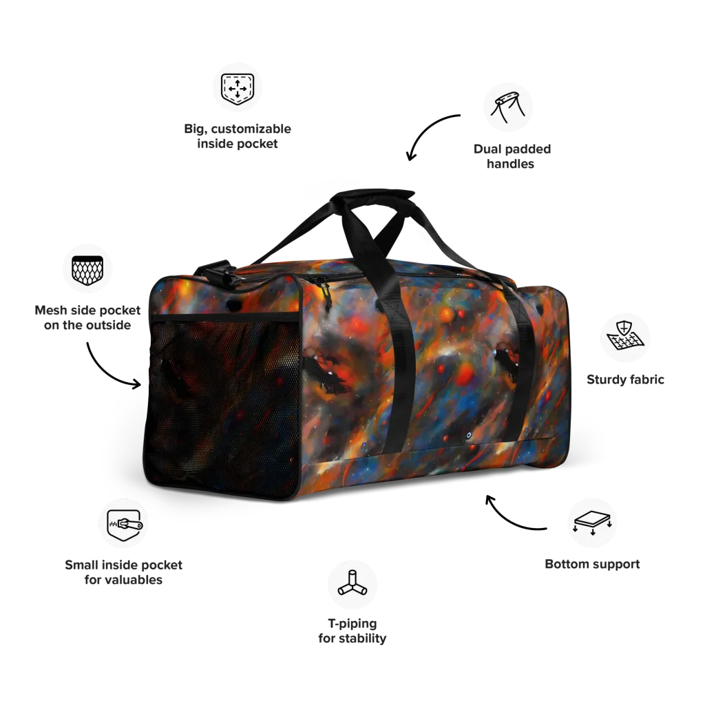 Ethereal Eclat on Duffle Bag — Right Front