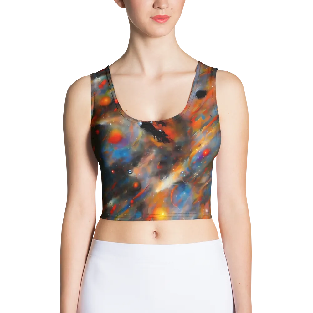 Ethereal Eclat on Crop Top — Front