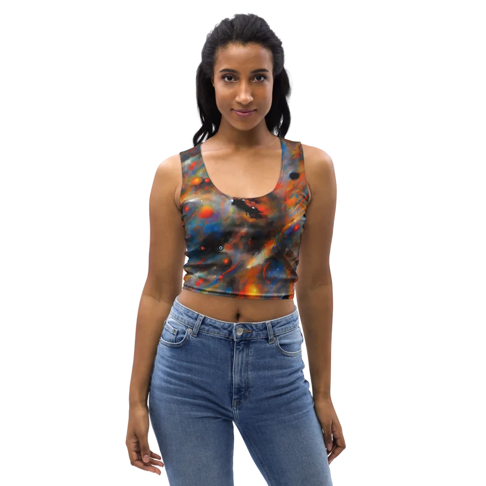 Ethereal Eclat on Crop Top — Front