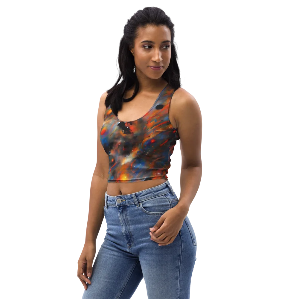 Ethereal Eclat on Crop Top — Left Front