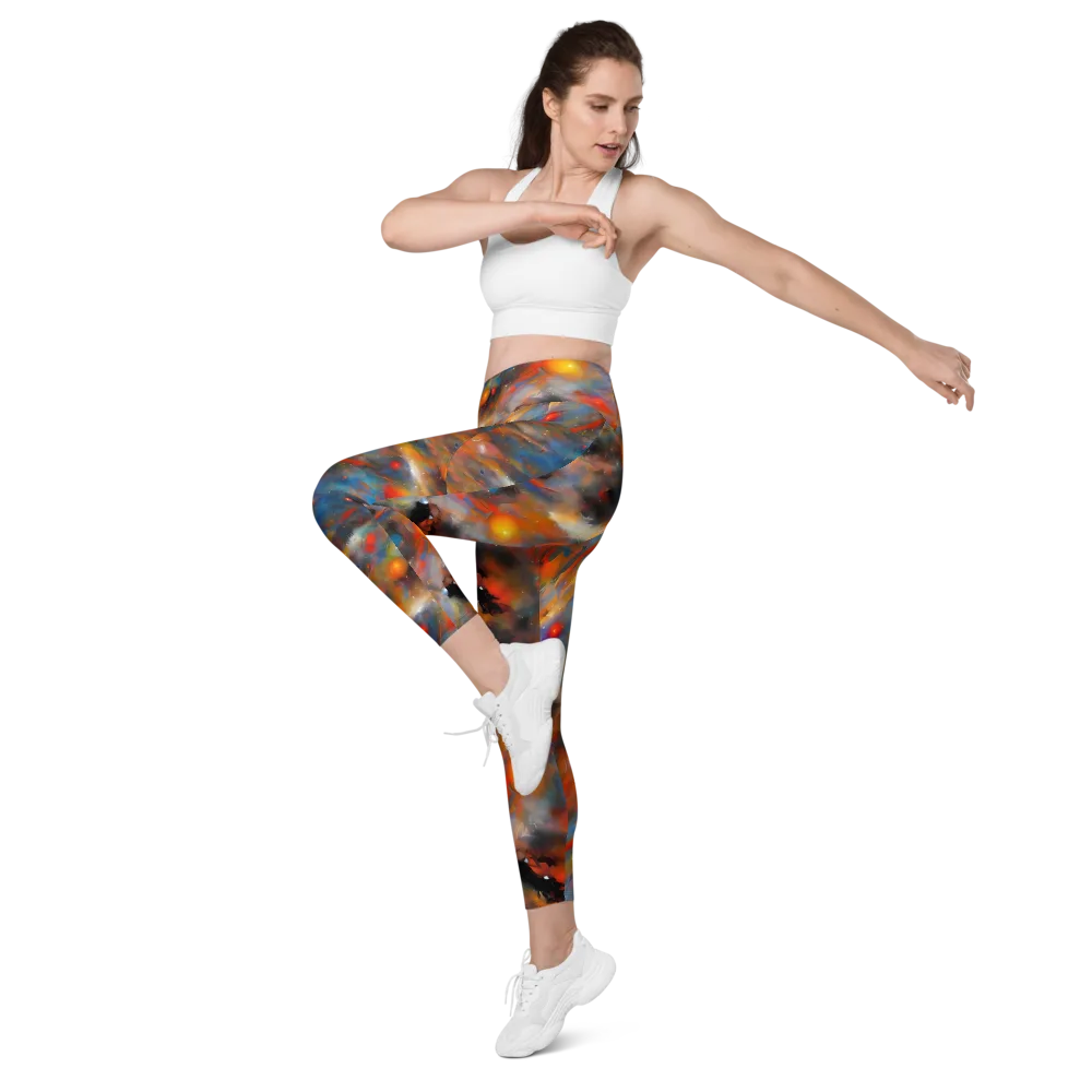 Ethereal Eclat on Leggings with Pockets — Left Front