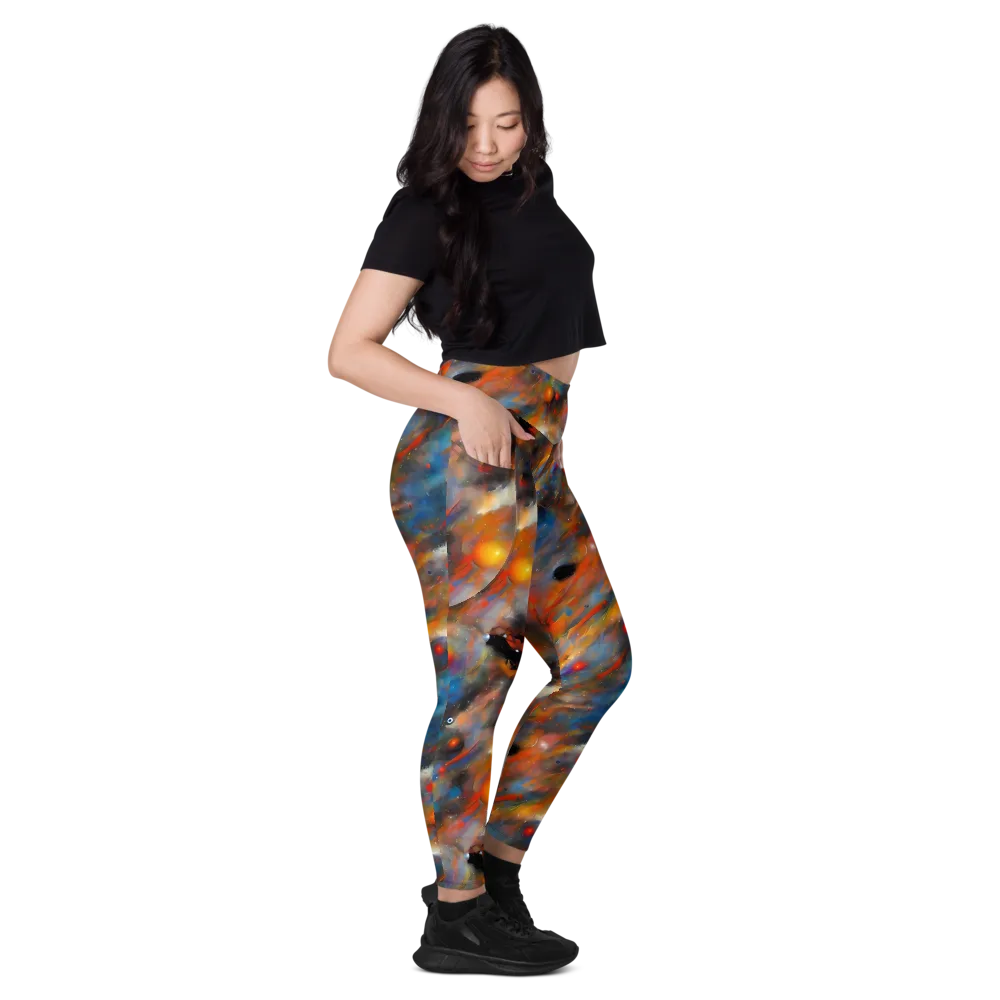 Ethereal Eclat on Leggings with Pockets — Right