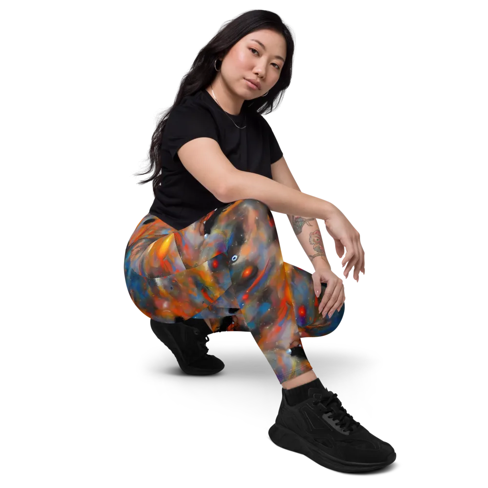 Ethereal Eclat on Leggings with Pockets — Right Front