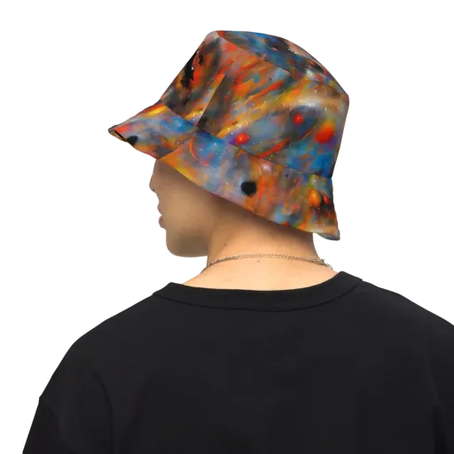 Ethereal Eclat on a Reversible Bucket Hat