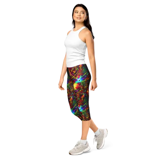 Albert Tucker on a Capri Leggings