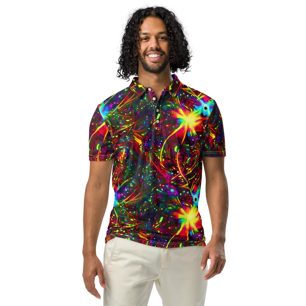 Albert Tucker on Men's Slim Fit Polo Shirt — Front