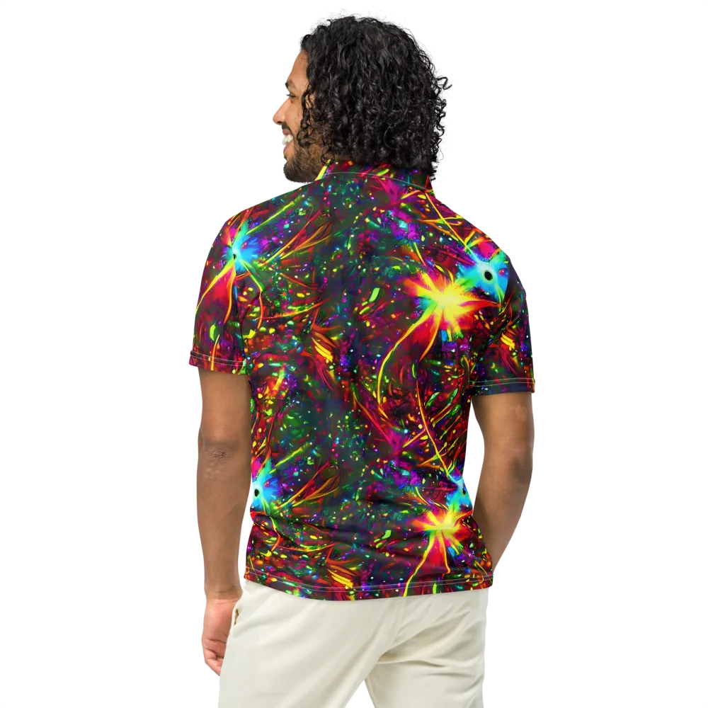 Albert Tucker on Men's Slim Fit Polo Shirt — Back
