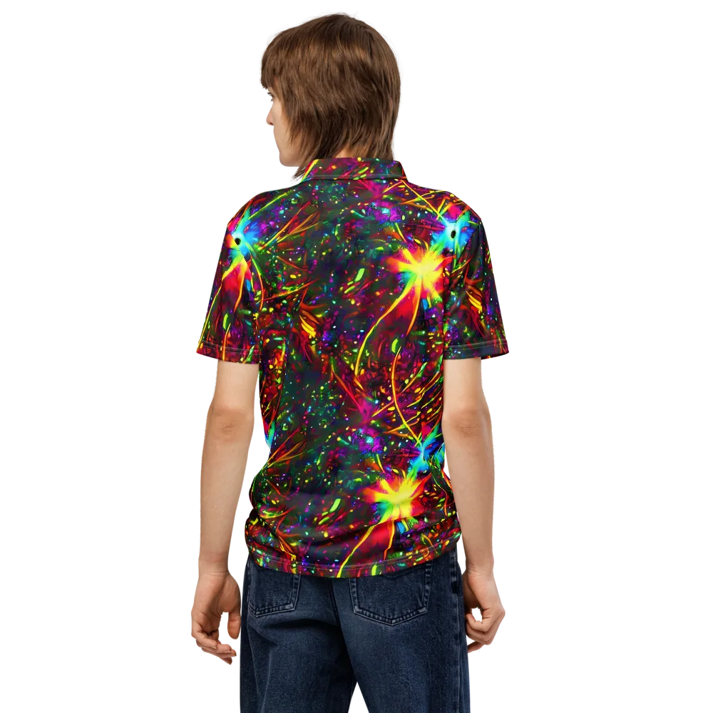 Albert Tucker on Men's Slim Fit Polo Shirt — Back