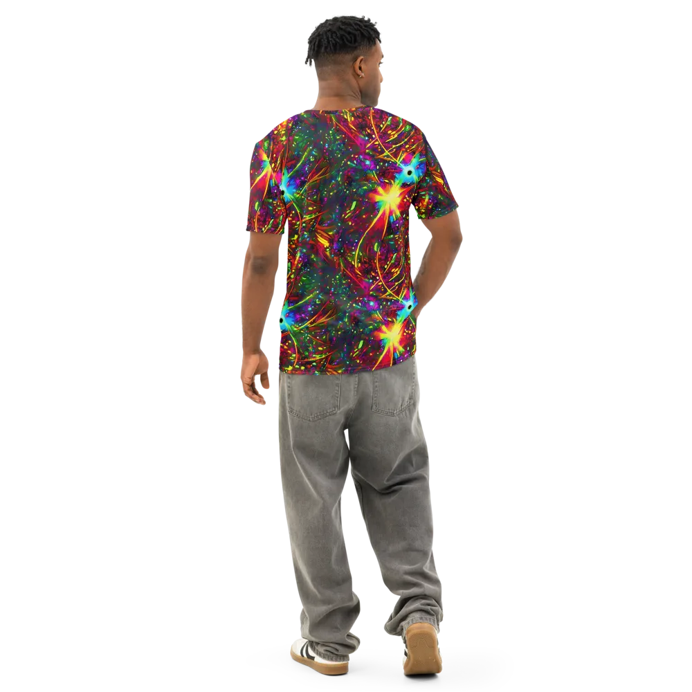 Albert Tucker on Men's Cotton Crew Neck T-Shirt — Back