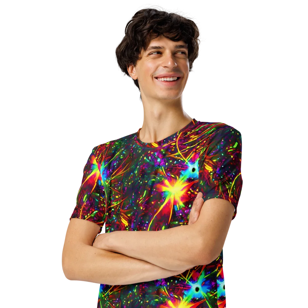 Albert Tucker on Men's Crew Neck T-Shirt — Left Front