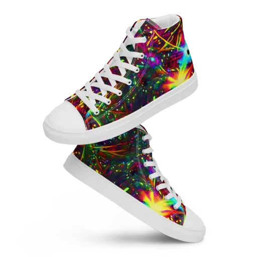 Albert Tucker on a Men's High Top Canvas Shoes