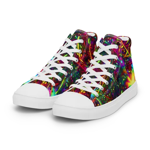 Albert Tucker on a Women's High Top Canvas Shoes