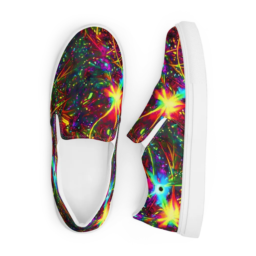 Albert Tucker on Men's Slip-On Canvas Shoes — Front
