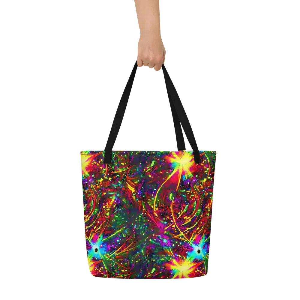 Albert Tucker on Large Tote Bag W/ Pocket — Front