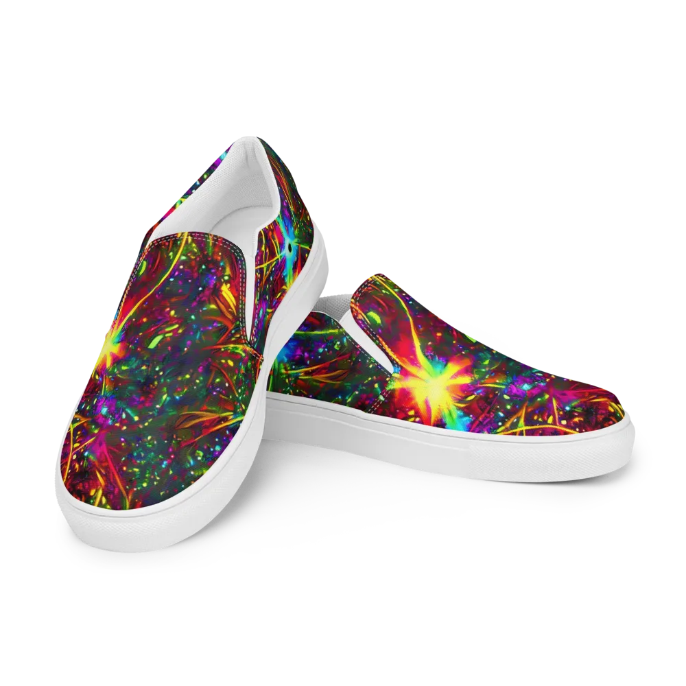 Albert Tucker on Women's Slip-On Canvas Shoes — Left Front